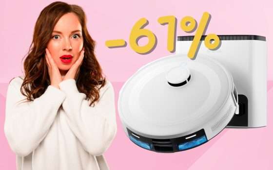 Pavimenti splendenti con il robot che aspira e lava Lefant M2 Plus (-67%)