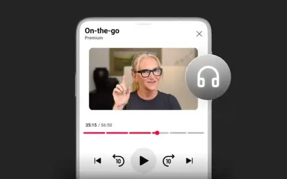 YouTube, arriva modalità audio e velocità automatica per i podcast