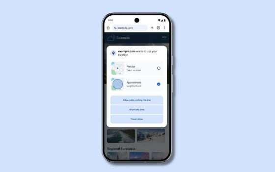 Chrome su Android: arriva la posizione approssimativa per i siti web