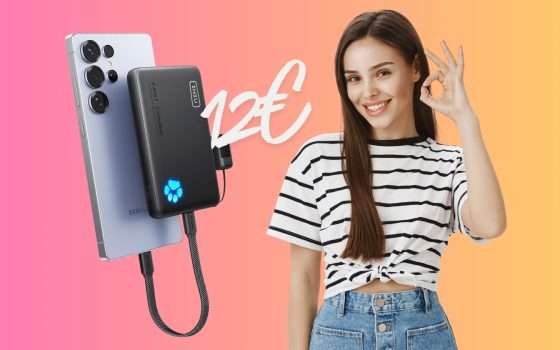 Power Bank piccolissimo ma potente e con capacità da 10000mAh a soli 12€