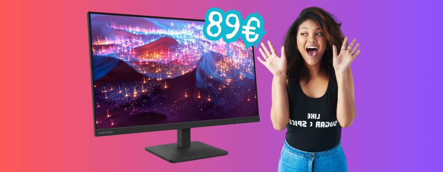Anteprima: Prezzo basso e qualità alta con il monitor Lenovo FHD da 27 pollici (89€)