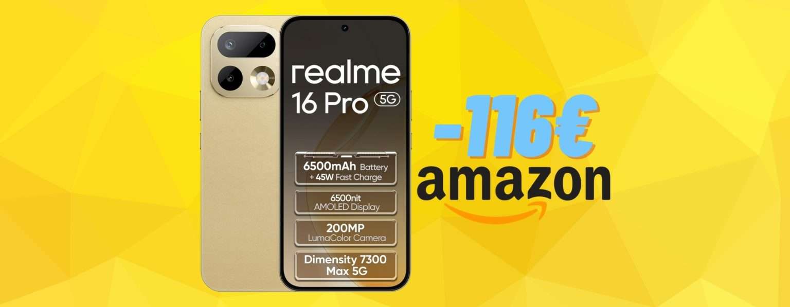 Anteprima: Realme 16 Pro 5G: ottima batteria, spettacolare fotocamera e prezzo conveniente