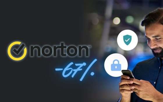 Scegli Norton 360 Advanced, l'antivirus che protegge da truffe e minacce al 67% di sconto