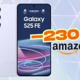 Sconto di 230€ solo oggi per il Samsung Galaxy S25 FE da 256GB (Amazon)