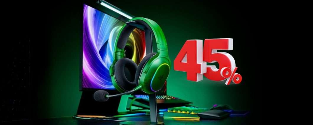Senti anche i piccoli suoni con le cuffie Razer Barracuda X Phantom (-45%)