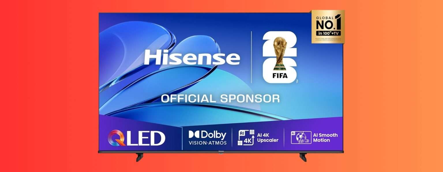 Anteprima: Smart TV Hisense da 58″ QLED 4K al minimo storico su Amazon