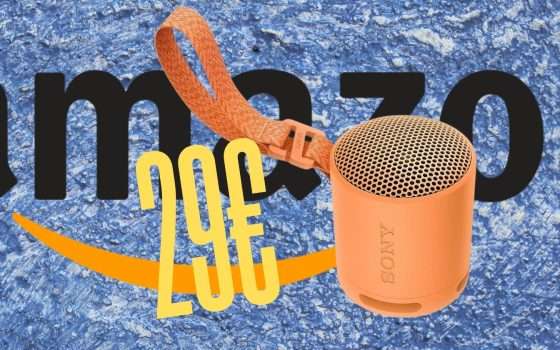 Sony SRS-XB100: speaker Bluetooth compatto e potente a soli 29€