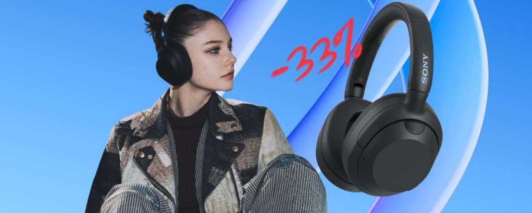 Sony ULT WEAR: cuffie wireless con batteria da 30 ore in sconto di 49€