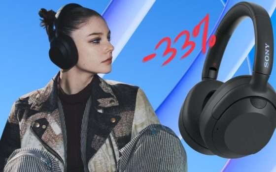 Sony ULT WEAR: cuffie wireless con batteria da 30 ore in sconto di 49€