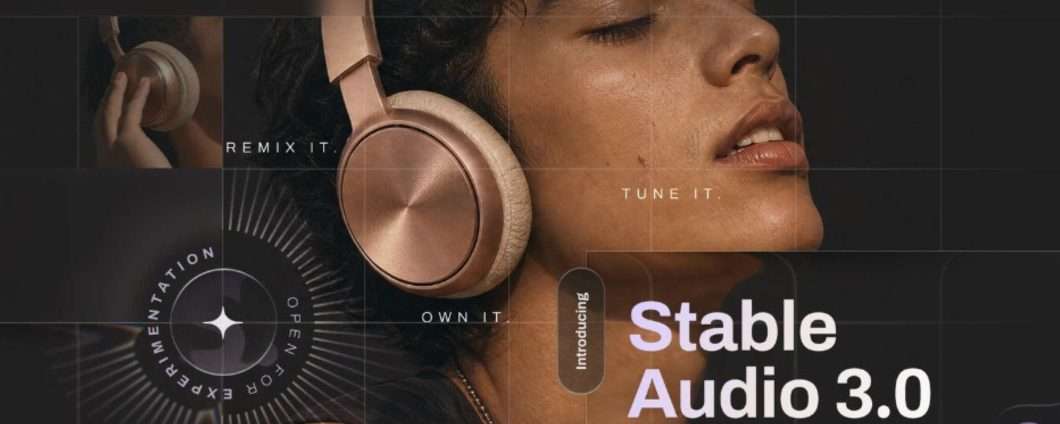 Stability AI genera brani musicali di 6 minuti con Stable Audio 3.0