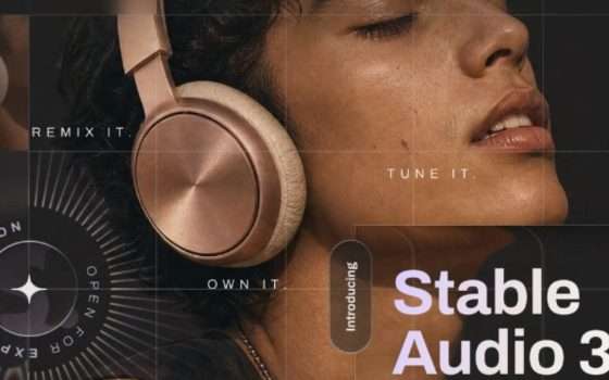 Stability AI genera brani musicali di 6 minuti con Stable Audio 3.0