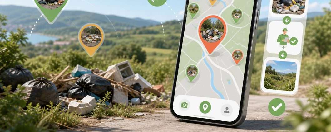 C'è una nuova app italiana contro le discariche abusive