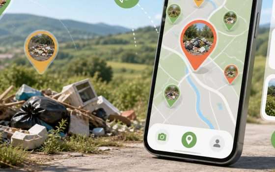 C'è una nuova app italiana contro le discariche abusive