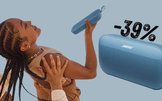 12h di audio ovunque con la cassa Bluetooth Bose SoundLink Flex (2ª Gen)