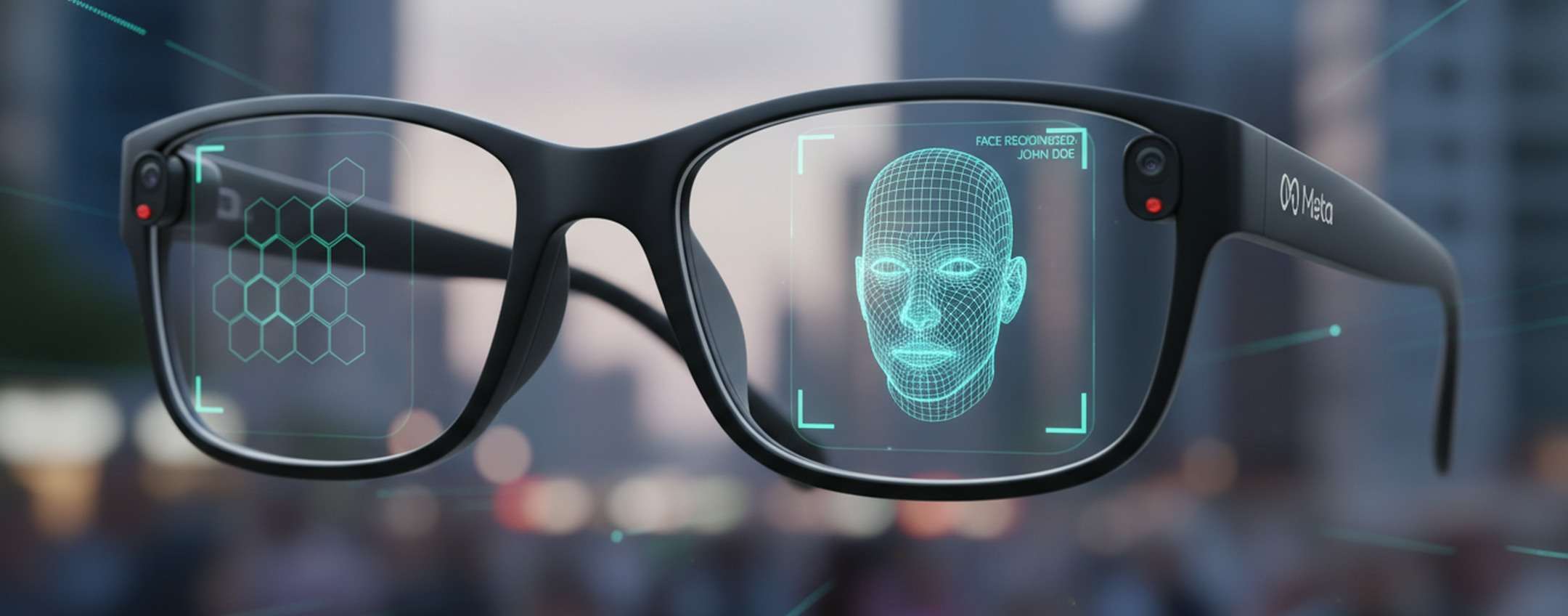 Meta AI smart glass riconoscimento facciale