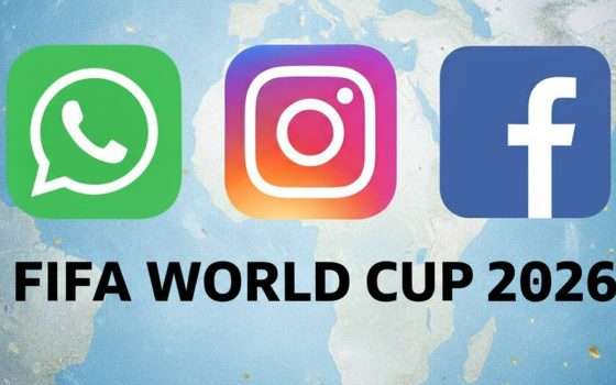 Mondiali di calcio 2026 su WhatsApp, Instagram e Facebook