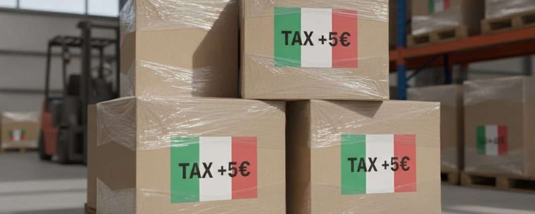 Arriva la tassa sui piccoli pacchi extra UE: 5 euro in Italia
