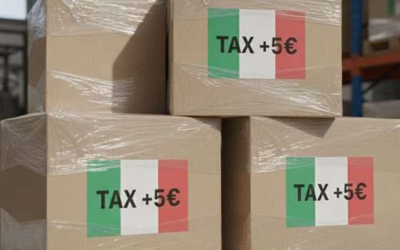 Arriva la tassa sui piccoli pacchi extra UE: 5 euro in Italia