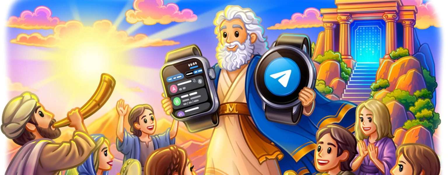 Anteprima: Telegram: app per smartwatch e bot guardiani dei gruppi
