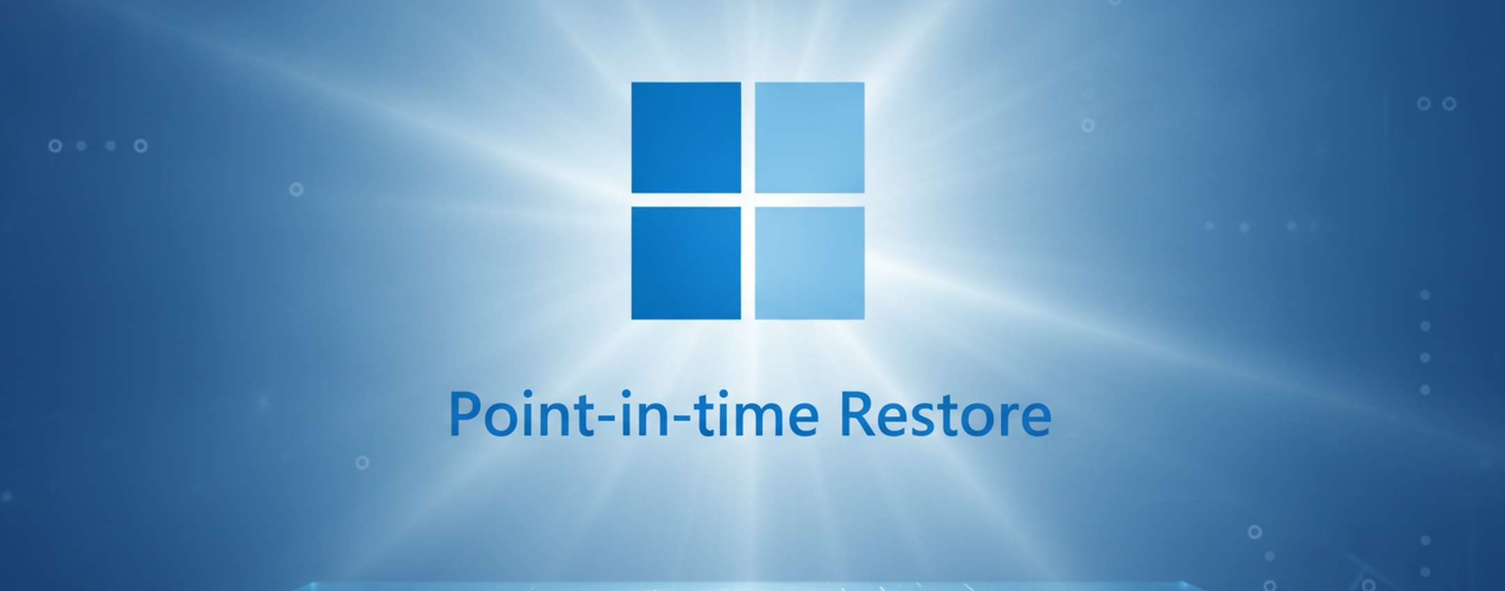 Windows 11: come funziona il Point-in-time Restore
