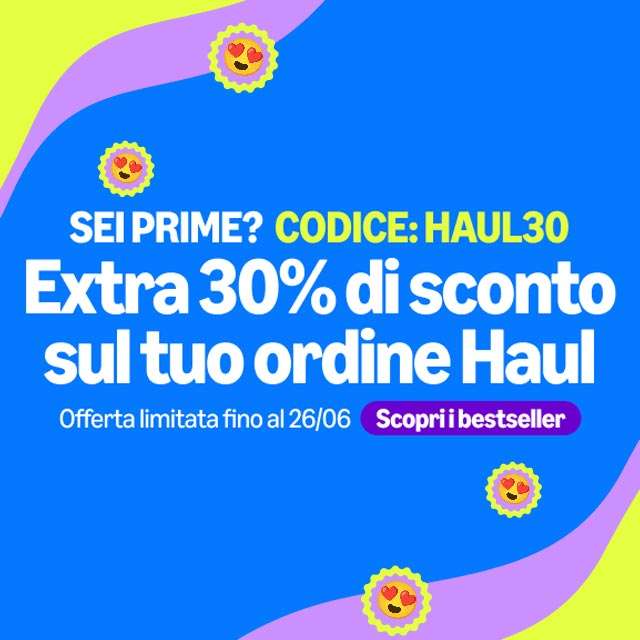 La promo di Amazon Haul dedicata agli utenti Prime