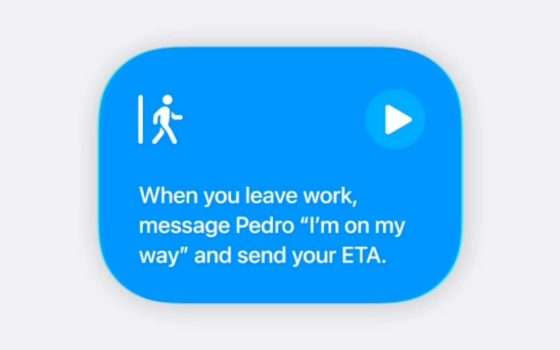 App Scorciatoie di iOS 27 crea automazioni da descrizioni
