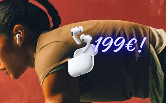 Apple AirPods Pro 3 a 199€: il prezzo shock su Amazon
