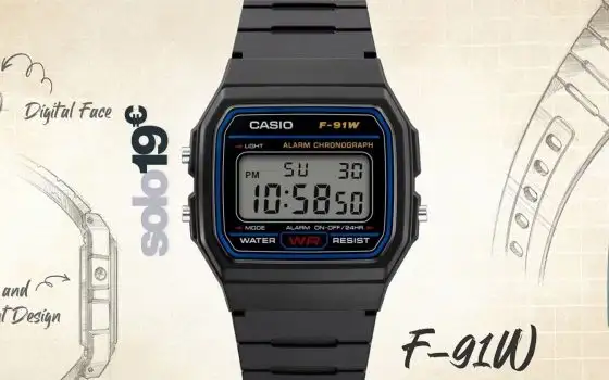 Bello senza tempo, oggi il CASIO F-91W è tuo a soli 19€ su eBay