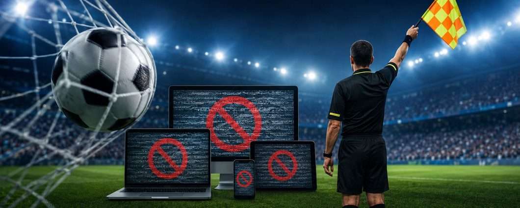 Mondiali e streaming pirata: maxi operazione, 400 domini abbattuti