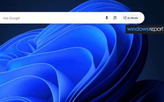 Chrome testa una barra di ricerca AI fluttuante sul desktop