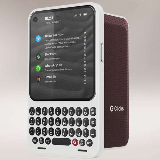 Il design dello smartphone Clicks Communicator