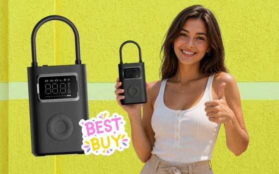 Compressore portatile Xiaomi per ogni esigenza oggi a un prezzaccio