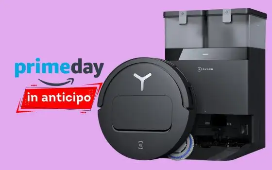 ECOVACS DEEBOT T50 OMNI al minimo storico con Prime Day in anticipo