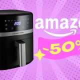 La friggitrice ad aria Russell Hobbs da 5,5L e 9 funzioni oggi costa la metà