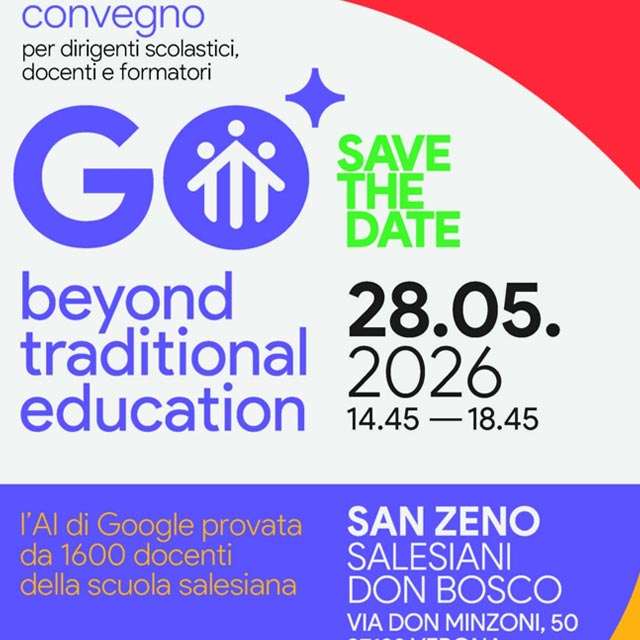 Il manifesto del convegno GO Beyond Traditional Education