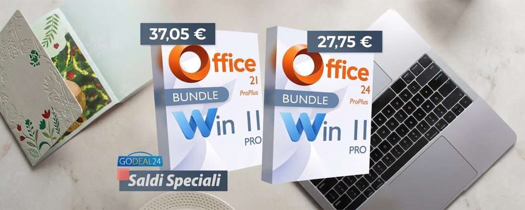 Office 2024 Pro + Windows 11 Pro a 27,25€: bundle in offerta per chi deve aggiornare il PC