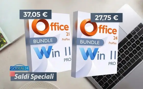Office 2024 Pro + Windows 11 Pro a 27,25€: bundle in offerta per chi deve aggiornare il PC