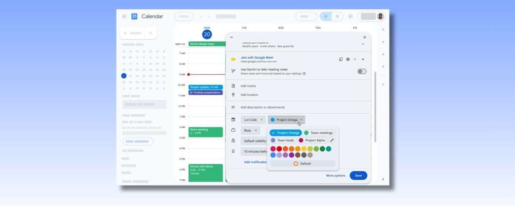 Google Calendar ha 200 colori per gli eventi, era ora!