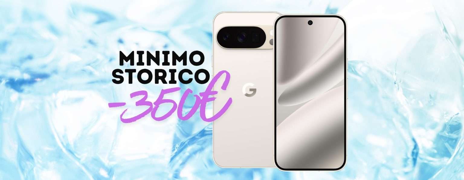 Anteprima: Google Pixel 10 Pro in sconto di 350€ su Amazon ed è il minimo storico