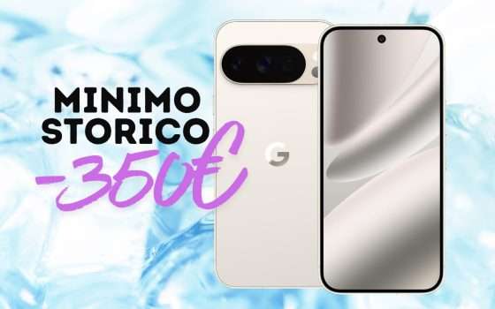 Google Pixel 10 Pro in sconto di 350€ su Amazon ed è il minimo storico