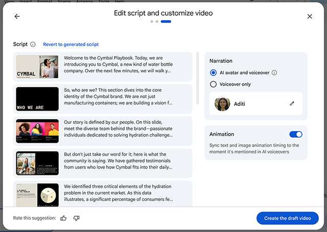 Dalle slide alle presentazioni video con Google Vids