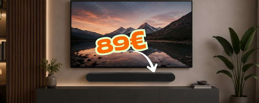 Immergiti nel suono con la Soundbar Samsung da 140W (89€ con Prime)