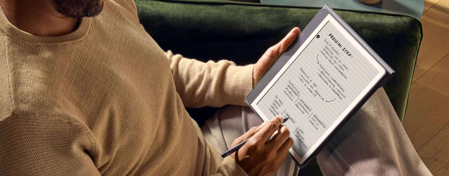 Anteprima: Kindle Scribe al minimo storico: giù il prezzo per il Prime Day