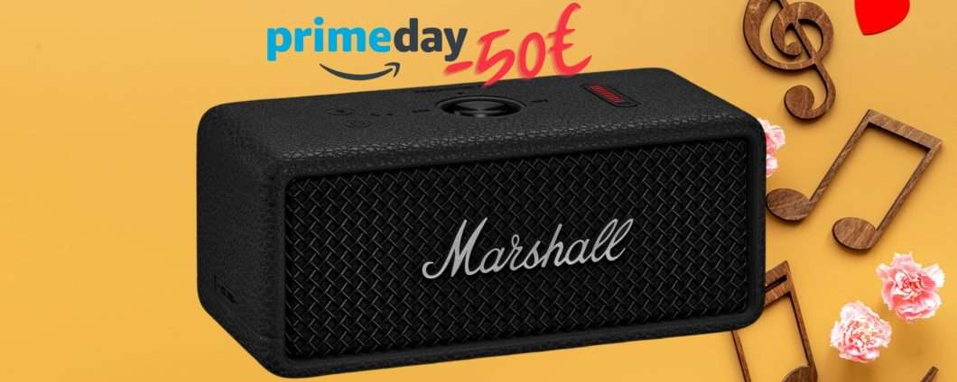 Marshall Emberton III: suono leggendario ovunque tu vada (Prime Day)