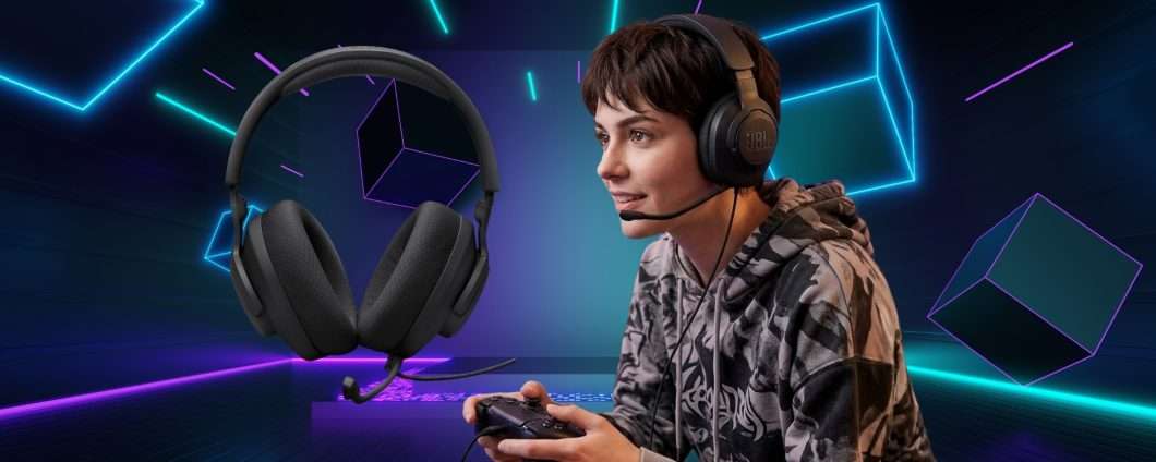 Mini prezzo e ottima qualità con le cuffie da gaming JBL Quantum 100M2