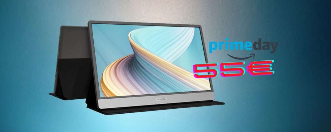 Monitor portatile KOORUI da 15,6" per lavorare ovunque comodi, ora a 55€
