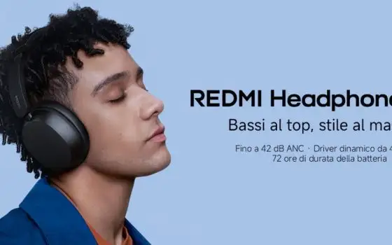 Musica in completa libertà con le Xiaomi Redmi Headphones Neo al 20%