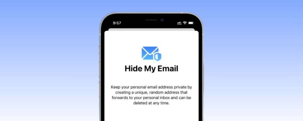 Nascondi la mia email di Apple, le email anonime diventano visibili