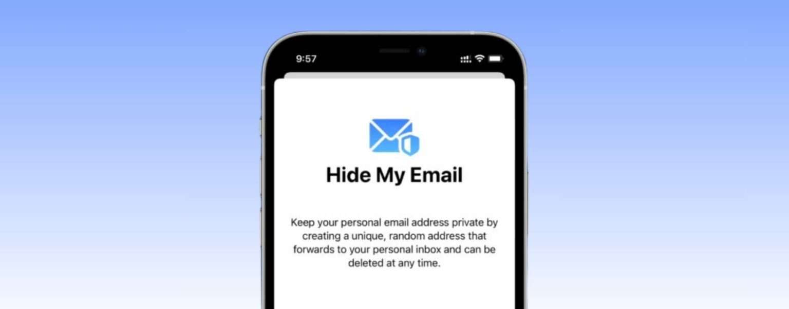 Anteprima: Nascondi la mia email di Apple, le email anonime diventano visibili