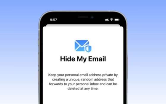 Nascondi la mia email di Apple, le email anonime diventano visibili